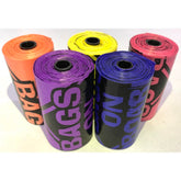 Bags On Board Multi-Colour Waste Bag Refill 15pc (1 roll)