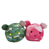Hey Cuzzies Camou Mochi Plush Dog Toy