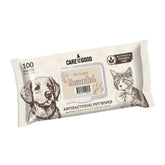 Care For The Good Antibacterial Pet Wipes For Cats & Dogs 100pc