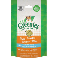 Greenies Oven Roasted Chicken Flavor Dental Cat Treats 2.1oz