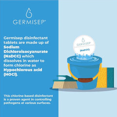 Germisep Effervescent Disinfectant Cleaning Tablets (2.5g x 30 tabs)