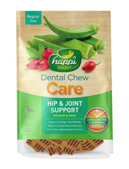 Happi Skippi (Doggy) Care Rosehip & Okra Hip & Joint Support Grain-Free Dental Dog Chews 150g
