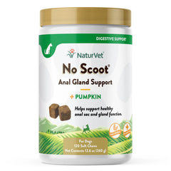 NaturVet No Scoot Plus Pumpkin Anal Gland Support Supplement For Dogs