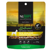 Nutripe New Zealand Chicken with Green Tripe Air Dried Dog Treats 100g