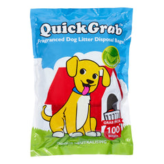 TRIAL SPECIAL (1 per order): QuickGrab Fragranced Dog Litter Disposal Bags 10ct