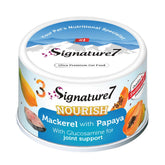 18% OFF: Signature7 Nourish Fruits Mackerel with Papaya & Glucosamine Canned Cat Food 80g