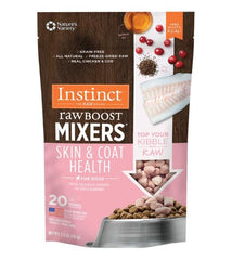 2 FOR $55: Instinct Raw Boost Mixers Skin & Coat Health Freeze-Dried Raw Dog Food Topper 5.5oz