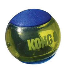 Kong Squeezz Action Blue Ball Dog Toy Medium (3 pc)