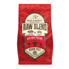 Stella & Chewy’s Raw Blend Red Meat Kibble With Freeze-Dried Raw Grain-Free Dry Dog Food