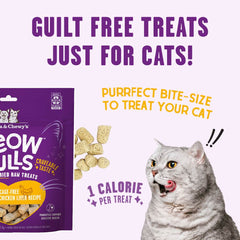 Stella & Chewy’s Meowfulls Chicken & Chicken Liver Recipe Freeze-Dried Cat Treats 1.5oz