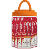 Aatas Cat Creme Puree Tuna With Surimi Grain-Free Liquid Cat Treats 50pc
