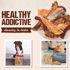 Absolute Bites Air Dried Duck Necks Dog Chews Treats 350g
