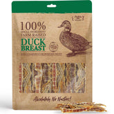 Absolute Bites Air Dried Duck Breast Dog Treats 110g