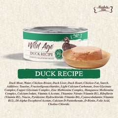 Absolute Bites Wild Age Duck Complete & Balanced Diet Canned Cat Food 80g - Box of 6