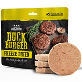 Absolute Holistic Duck Burger Freeze Dried Raw Treats for Cats & Dogs 80g