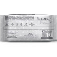 4 FOR $20: Absorb Plus Charcoal Lemon Scented Pet Wipes 80ct