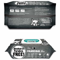 $2 OFF (BBD 1Feb2026): Absorb Plus Charcoal Peppermint Scented Pet Wipes 80ct