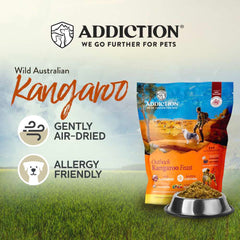 15% OFF: Addiction Outback Kangaroo Feast Grain Free Raw Alternative Dog Food 2lb