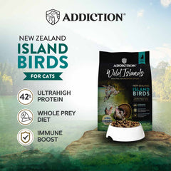 15% OFF: Addiction Wild Islands Birds Chicken, Duck & Turkey Grain-Free Dry Cat Food