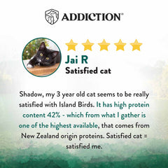 15% OFF: Addiction Wild Islands Birds Chicken, Duck & Turkey Grain-Free Dry Cat Food