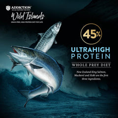 15% OFF: Addiction Wild Islands Pacific Catch Salmon, Mackerel & Hoki Grain-Free Dry Cat Food