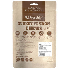 15% OFF: AFreschi Knotted Turkey Tendon Bone Dog Chews 130g