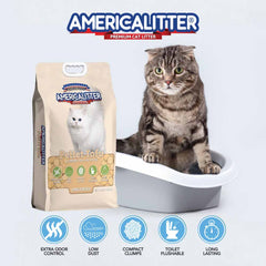 America Litter Unscented Clumping Tofu Cat Litter 10L