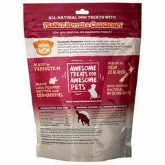 Awesome Pawsome Peanut Butter & Cranberry Grain-Free Dog Treats 3oz