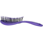 Bass Brushes Bio-Flex Swirl Detangling Hair Brush For Cats & Dogs (Purple)