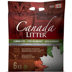 Canada Clumping Clay Cat Litter - Unscented 6kg