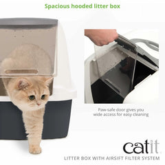 Catit Airsift Hooded Cat Litter Box (Regular)