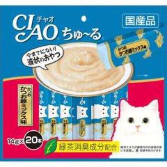 Ciao ChuRu Tuna & Dried Bonito Liquid Cat Treats 280g