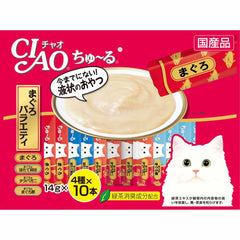 Ciao ChuRu Tuna Scallop Jumbo Mix Liquid Cat Treats 560g