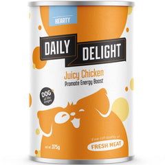 Daily Delight Juicy Chicken Canned Dog Food 375g (Exp 5Mar26)
