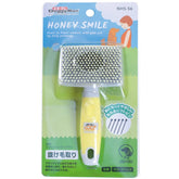 DoggyMan Honey Smile Soft Round Tip Slicker Brush For Dogs