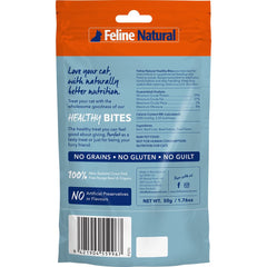 Feline Natural Healthy Bites Beef & Organs Freeze-Dried Cat Treats 50g