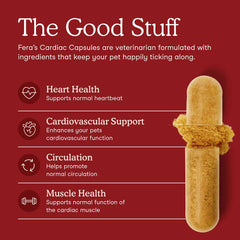 10% OFF + BUNDLE DEAL: Fera Pets Cardiac Support Supplement For Cats & Dogs 60caps
