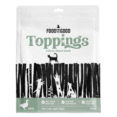 Food For The Good Duck Freeze Dried Food Toppings For Cats & Dogs 250g