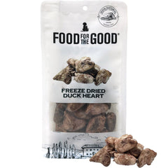 Food for the Good Duck Heart Freeze-Dried Treats For Cats & Dogs 70g