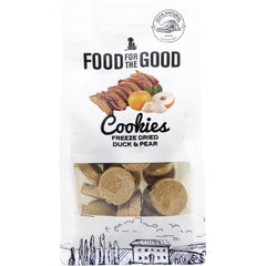 Food For The Good Duck & Pear Cookies Freeze-Dried Treats For Cats & Dogs 70g