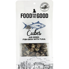 Food For The Good Fish Skin With Tuna Cubes Air-Dried Treats For Cats & Dogs 120g