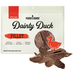 Food for the Good Party Bag Duck Fillet Treats For Cats & Dogs 400g