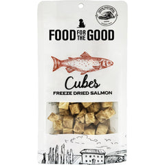 Food For The Good Salmon Cubes Freeze-Dried Treats For Cats & Dogs 70g
