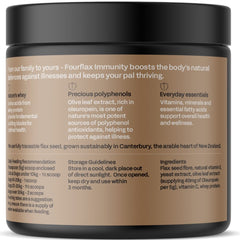 Fourflax Immunity Nutritional Powder Supplement For Cats & Dogs 200g