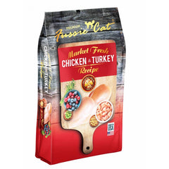 25% OFF: Fussie Cat Market Fresh Chicken & Turkey Recipe Grain-Free Dry Cat Food 10lb
