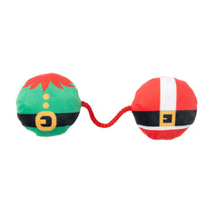 FuzzYard Christmas Elf & Santa Bellies Rope Cat Toy