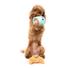 15% OFF: FuzzYard Croissant & Cappuccino 2 Pcs Dog Toy