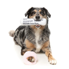 15% OFF: FuzzYard Fetch My Slippers & Paper 2 Pcs Dog Toy