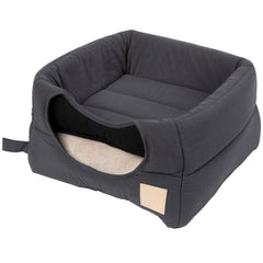Fuzzyard Life Cubby Bed For Cats & Dogs (Slate Grey)