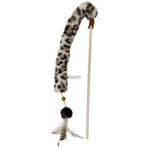 GiGwi Eco Silvervine With Crinkle Feather Teaser Cat Wand Toy